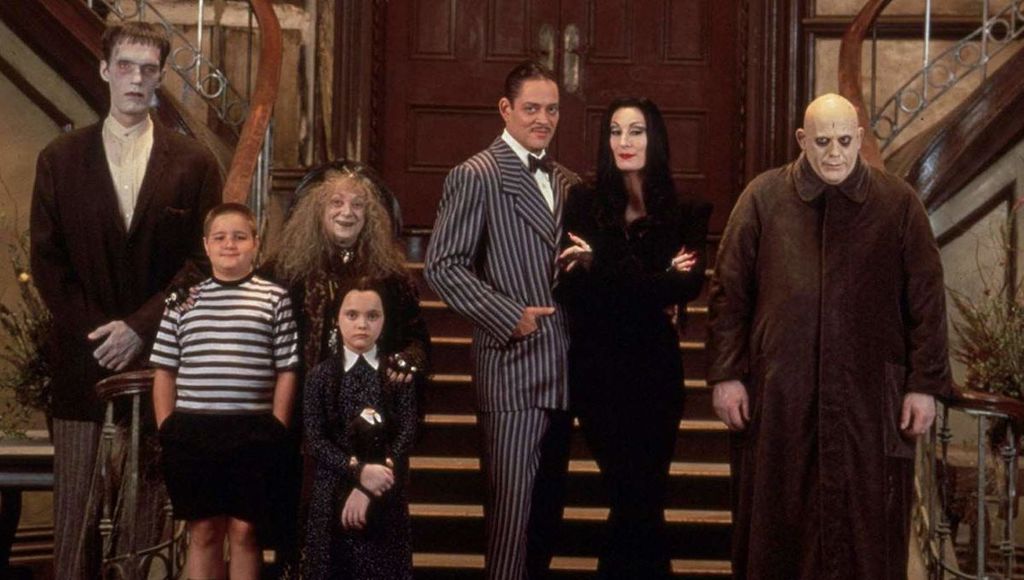 The Addams Family cast, 1991